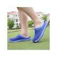 thumbnail image 6 of Fangasis Women Men Clogs Casual Slides Backless Sandals Swimming Lightweight Slippers Blue 9 Men, 6 of 9
