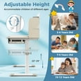 thumbnail image 7 of Infans Kids Study Desk Multifunctional Study Table w/ Tiltable Desktop Book Stand, 7 of 7
