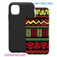 thumbnail image 2 of DistinctInk Custom SKIN / DECAL compatible with OtterBox Symmetry for iPhone 11 (6.1" Screen) - Black Yellow Red Aztec Tribal, 2 of 5