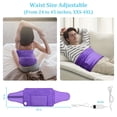 thumbnail image 3 of MesaSe 1pc Pad Wrap With Electric Heating  6-Hour Auto Shut Off 12x24 Heated Pad + 20” Belt Adjustable 4 Timer & 6 Heat Level, 3 of 7