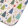 thumbnail image 5 of Christmas Dish Drying Mat 16x18 Inch, Ultra Absorbent Microfiber Dish Rack Pad Drainer Mat for Kitchen Counter, Coffee Bar, Festive Holiday Decor., 5 of 7