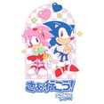 thumbnail image 2 of Men's Sonic the Hedgehog Anime Couple  Graphic T-Shirt, 2 of 5