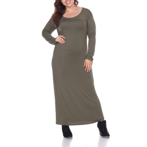 White Mark Women's Plus Size Ria Dress
