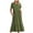 Army Green-A, variant on Women's Summer Strapless Smocked A-Line Fit Flare Fashion Boho Beach Party Long Maxi Dress with Pockets L Yellow