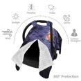thumbnail image 3 of Car Seat Cover Baby, Mystery House Halloween Night Baby Car Seat Cover for Baby Boys Girls Newborn , Infant Car Seat Canopy Cover Nursing Breastfeeding Cover Warm Blanket, 3 of 7