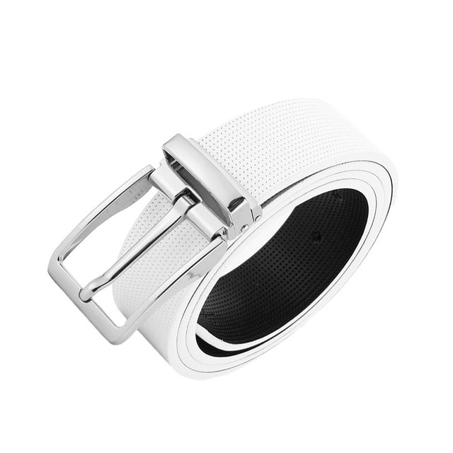pitrice Fashionable Pants Belt Style With Mens Accessory Handmade With Meticulous L63 Chromium White 1Set