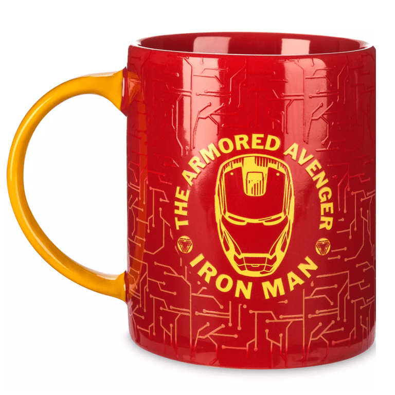 Iron Man Comic Book Mug Marvel - Official Disney Store, Retro Design,  Yellow Interior Marvel Iron Man Comic Book Mug Price