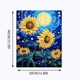 thumbnail image 5 of Cheapark Handmade Self Adhesive Sunflower Canvas Print Wall Art Indoor Home Hanging Decor Gift, 5 of 5