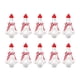 thumbnail image 4 of 10 Piezas Botellas de Jugo Navidad Botellas en Forma de Contenedor de Bebidas Multifuncional Reutilizable PET con Tapa Hermética Adecuado para, 4 of 9