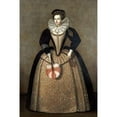 thumbnail image 3 of English School 11x14 Black Modern Framed Museum Art Print Titled - Elizabeth Sydenham, Lady Drake, 3 of 5