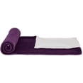 thumbnail image 3 of Soft Micromink Sherpa Throw Blanket - King, Plum, 3 of 7