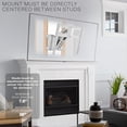 thumbnail image 2 of VIVO White Electric Adjustable TV Above Fireplace Mount for 37" to 70" Screens, 2 of 8