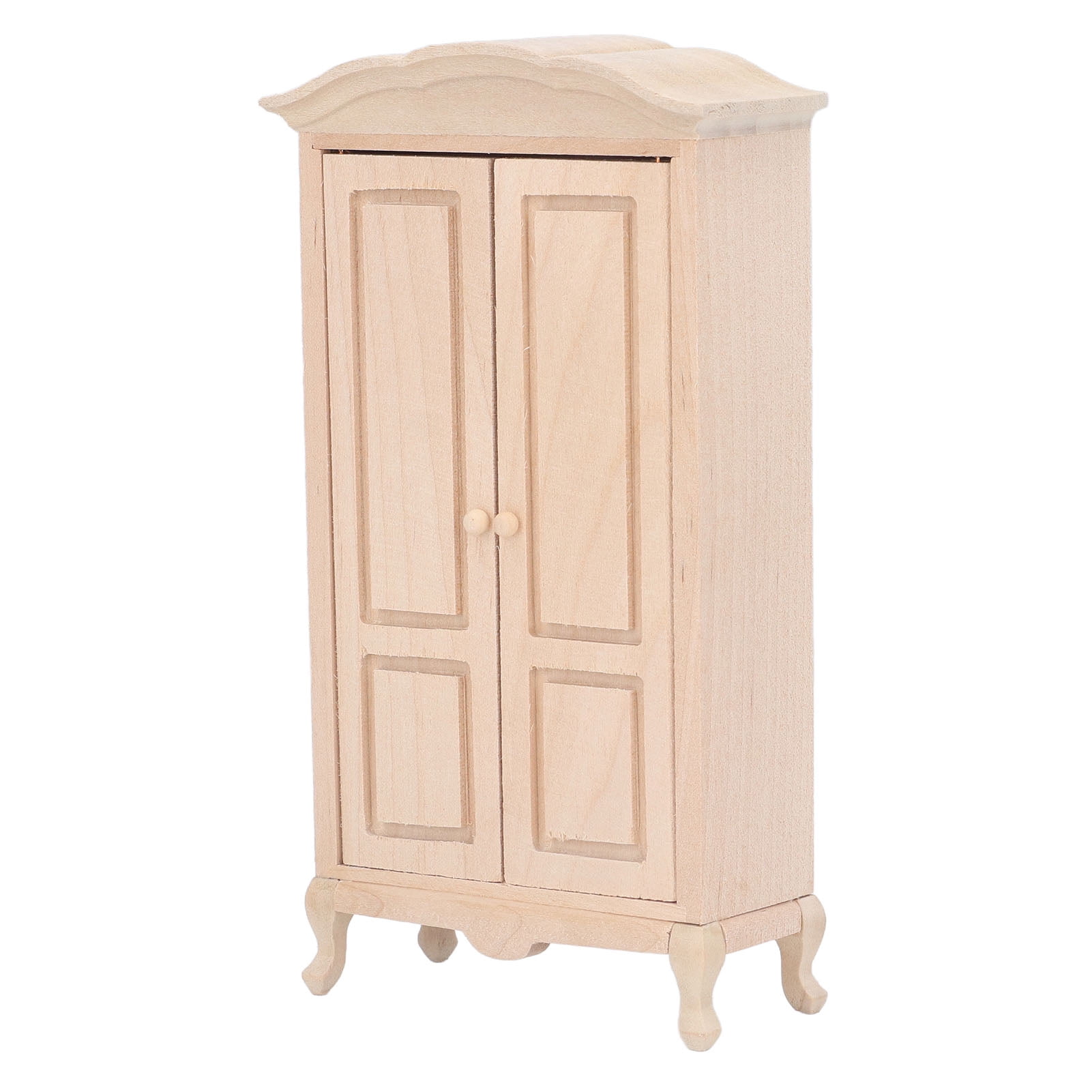 Miniature Wardrobe, Perfect Matching Doll Armoire Double Door Beautiful