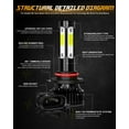 thumbnail image 5 of 9005 9006 For Chrysler 300 2005-2006-6007-2008-2009 LED Headlight High Low Beam Bulbs Kit, 5 of 10