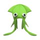 thumbnail image 2 of Sombrero de calamar Strade Fareast Limited divertido para juegos de rol vacaciones verde, 2 of 8