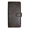 thumbnail image 2 of Funda tipo cartera de diseño piel de cocodrilo para Samsung Galaxy Note 20 Café Solozen Funda tipo cartera, 2 of 3