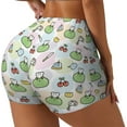 thumbnail image 1 of Fotbe Frog Wear Chef Hat Shorts Sin Costuras – Shorts Deportivos de Cintura Alta para Mujer, Elásticos para Gimnasio, Yoga, Running o Ciclismo-Large, 1 of 8