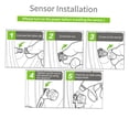 thumbnail image 5 of Monitor de presión de neumáticos Irfora Sistema de monitoreo de presión de llantas Inalámbrico universal con 4 sensores externos Pantalla en tiempo real Presión y temperatura de 4 llant Irfora Monitor de presión de neumáticos, 5 of 5
