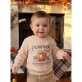 thumbnail image 3 of RUINIXCW Toddler Baby Boy Girl Fall Sweatshirt Infant Girl Boy Thanksgiving Halloween Outfit Pumpkin Print Long Sleeve Crew Neck Pullover Jumper Tops, 3 of 8