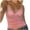 Pink, variant on Maean Women's Tank Top V Neck Lace Trim Camisoles Spaghetti Strap Slim Undershirts Tops for Ladies