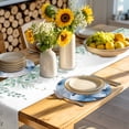 thumbnail image 4 of Blue White Floral Round Placemats Set of 2 for Dinning Tables,Heat-proof Braided Table Mats 15 Inch,Elegant Rustic Butterfly Botanical Washable Place Mat for Kitchen Restaurant Party Table Decor, 4 of 9