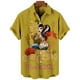 thumbnail image 3 of Camisa de manga corta casual y de moda para hombre con estampado 3D de belleza de vacaciones hawaianas con botones en el cuello, talla grande, 3 of 5