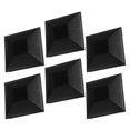 thumbnail image 1 of LOLIPPYY 6pcs Fence Cap Fence Caps Black PP Plastic Square Protection for Wooden Fences, 1 of 8