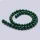 thumbnail image 2 of Natural Malachite Beads Strands Grade AA Round 8mm Hole: 0.7mm about 48pcs/strand 15.5 inch(39.5cm), 2 of 3