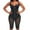 Black, variant on qolati Shapewear Bodysuit for Women Tummy Control Seamless Body Shaper Butt Lifter Open Bust Fajas Mid Thigh Body Shapewear