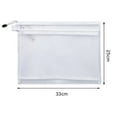 thumbnail image 7 of Pebbuoy File Bag Storage Holder with Lanyard Zipper Closure Large Capacity Portable Transparent Document Storage Bag Office Supplies, 7 of 7