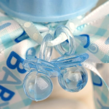 BalsaCircle 144 pcs Plastic Mini Baby Pacifiers - Party Favors DIY Baby Shower Crafts Accessories Decorations Wholesale Supplies