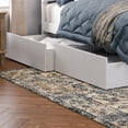 thumbnail image 5 of AFI Urban Queen King Solid Wood Bed Drawer in White (Set of 2), 5 of 15