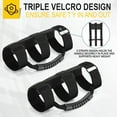 thumbnail image 3 of 2 Pack Grab Handle Set Compatible with Jeep Wrangler TJ YJ JK, Easy-to-Fit 3 Straps Design for 1955-2023 Models (Black), 3 of 6