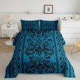 thumbnail image 1 of Erosebridal Aztec Damask Bedding Toddler Comforter Set, Retro Floral Down Comforter, Bohomian Theme Decor, Reversible, 1 of 7