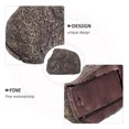 thumbnail image 3 of FUTUREORYY Key Rock for Outside Dark Brown Key Storage Decor for Garden Lovers 1Pack, 3 of 5