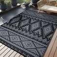 thumbnail image 1 of Outdoor Rug x ft Reversible Plastic Straw Patio Camping Rugs Large Foldable Outdoor Carpet Deck Rugs for Patio RV Outside Entry Backyard Bench Picnic &, 1 of 8