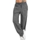 thumbnail image 3 of Pantalones Pantalones deportivos sueltos Pantalones de chándal casuales de pierna recta para mujer, Gris oscuro, 5XL seitruly AP002164-16, 3 of 7