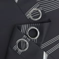 thumbnail image 7 of Blackout Curtains Panels for Bedroom, Noise Reducing Thermal Insulated Wave Line Foil Print Design Blackout Curtains for Patio Sliding Glass Door ( 1 Panels, 52 x 84 Inch), 7 of 7