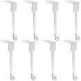 thumbnail image 1 of Rorain Christmas Stocking Holder for Mantel Set of 8 Non-Slip Safety Fireplace Hanger Grip Xmas Stocking Holders for Mantel Hanging Hooks Without Damage, Silver T-Shaped, 1 of 11