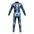 thumbnail image 3 of FASHOFT Men's Skeleton Graphic Halloween Costumes Cosplay Outfit Bone Design Carnival Party Stage Performance Dress Up Halloween Costume L, 3 of 5
