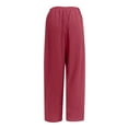 thumbnail image 6 of Utoimkio Women's Casual Loose Baggy Harem Pants High Waisted Straight Leg Lounge Pants for Women with Pockets, 6 of 7