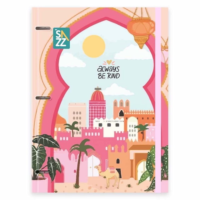 Carpeta Escolar Sazz Girly Arillo 1 Pulgada.