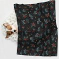 thumbnail image 6 of Pofeuu Hawaiian Style Print Puppy Blanket,Dog Blankets,Pet Blanket Cozy Cat Blankets for Indoor Cats, Fuzzy Pet Blanket for Kitten Doggy Dog Blankets-Medium, 6 of 8