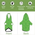 thumbnail image 3 of Uemuo St Patrick's Day for Winter Dog Hoodie Sweatshirts with Pockets Warm Dog Clothes for Small Dogs Chihuahua-Small, 3 of 8
