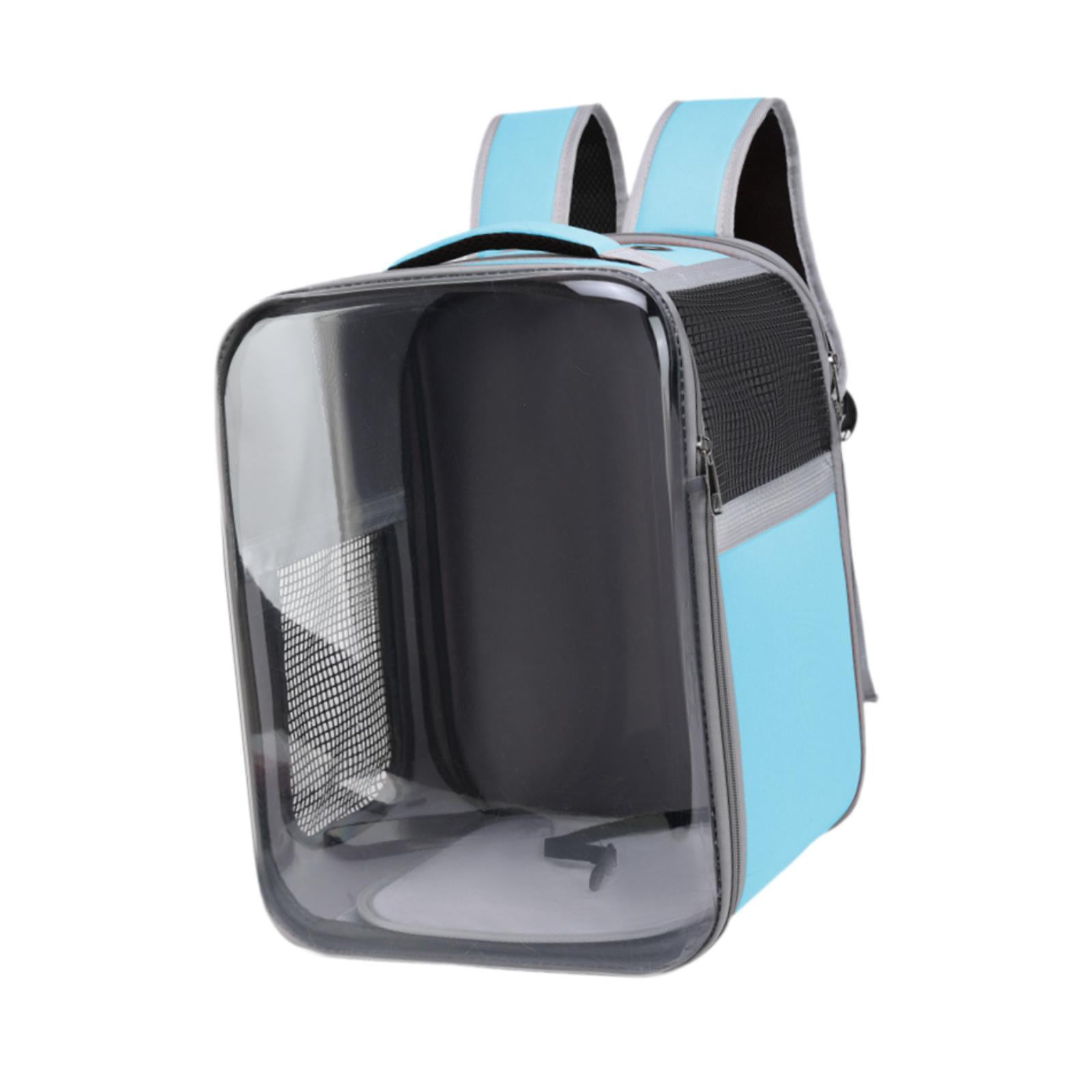 Gazechimp Cat Backpack Carrier for Carrying Cats Dogs for Outdoor Activities Traveling light blue
