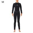 thumbnail image 2 of Traje de buceo de neopreno de neopreno Impermeable en traje de baño espesado 5 mm back cremallera Snorkel Deportes de agua Manténgase caliente para nadar Mujer surf, negro M Advancent OD019356-03, 2 of 7