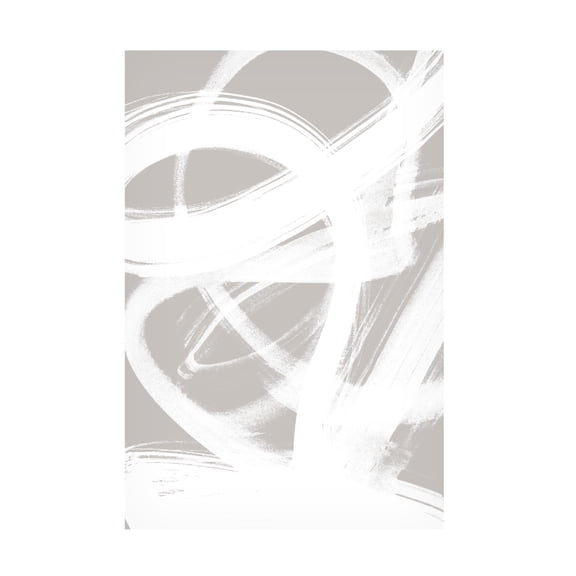 Trademark Fine Art Mareike Bohmer Abstract Brush Strokes 6 Canvas Wall Art