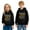 Black, variant on Happy 100th Days of School Hoodies for Boys Girls Long Sleeve Lined Hooded Sweatshirts Cute Tops,Size 2-14 Years Black 120