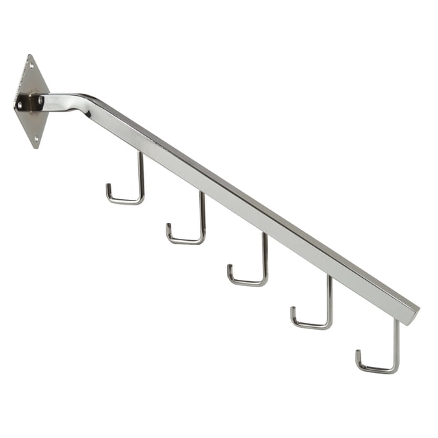 5 Hook Waterfall for 18" Square Tubing - Chrome Finish,Pack Size - 24