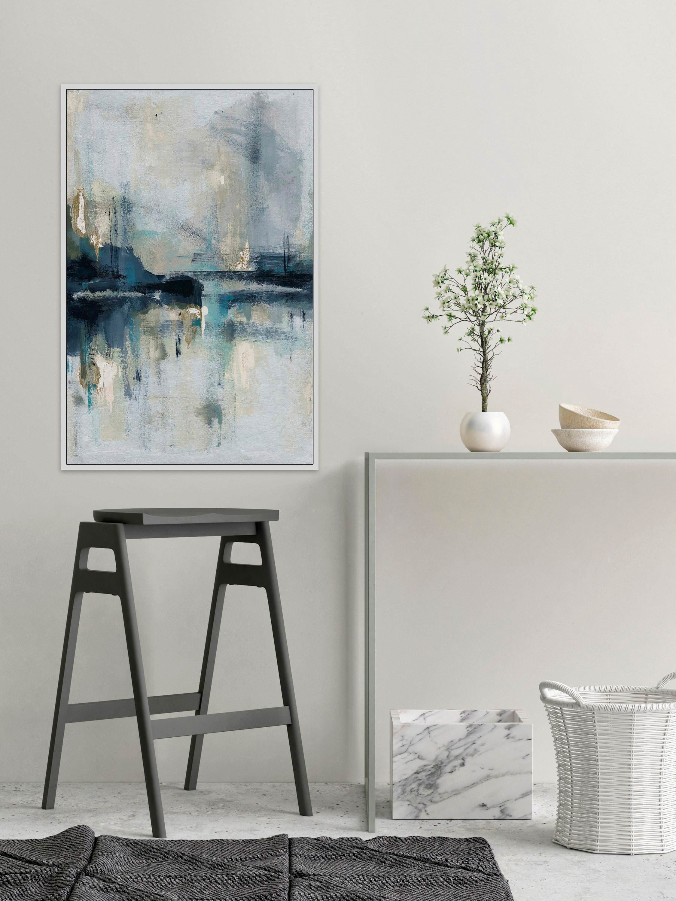 Senne Flueve II Floater Framed Painting Print on Canvas